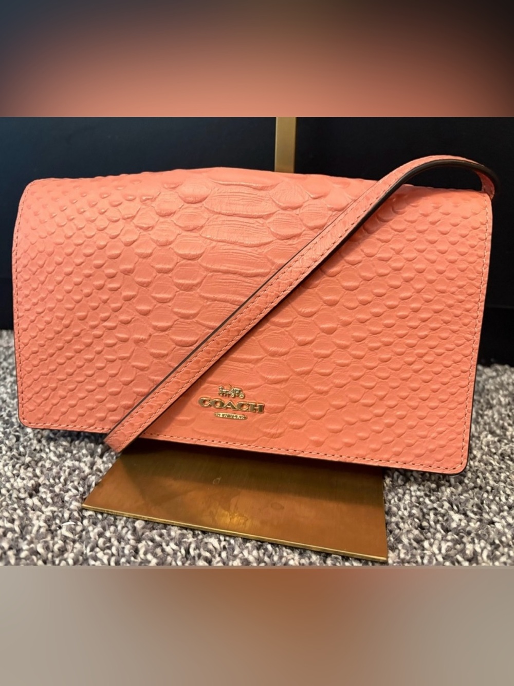 COACH HAYDEN FOLDOVER CROSSBODY CLUTCH. EUC/ LIKE NEW - Picture 2 of 7